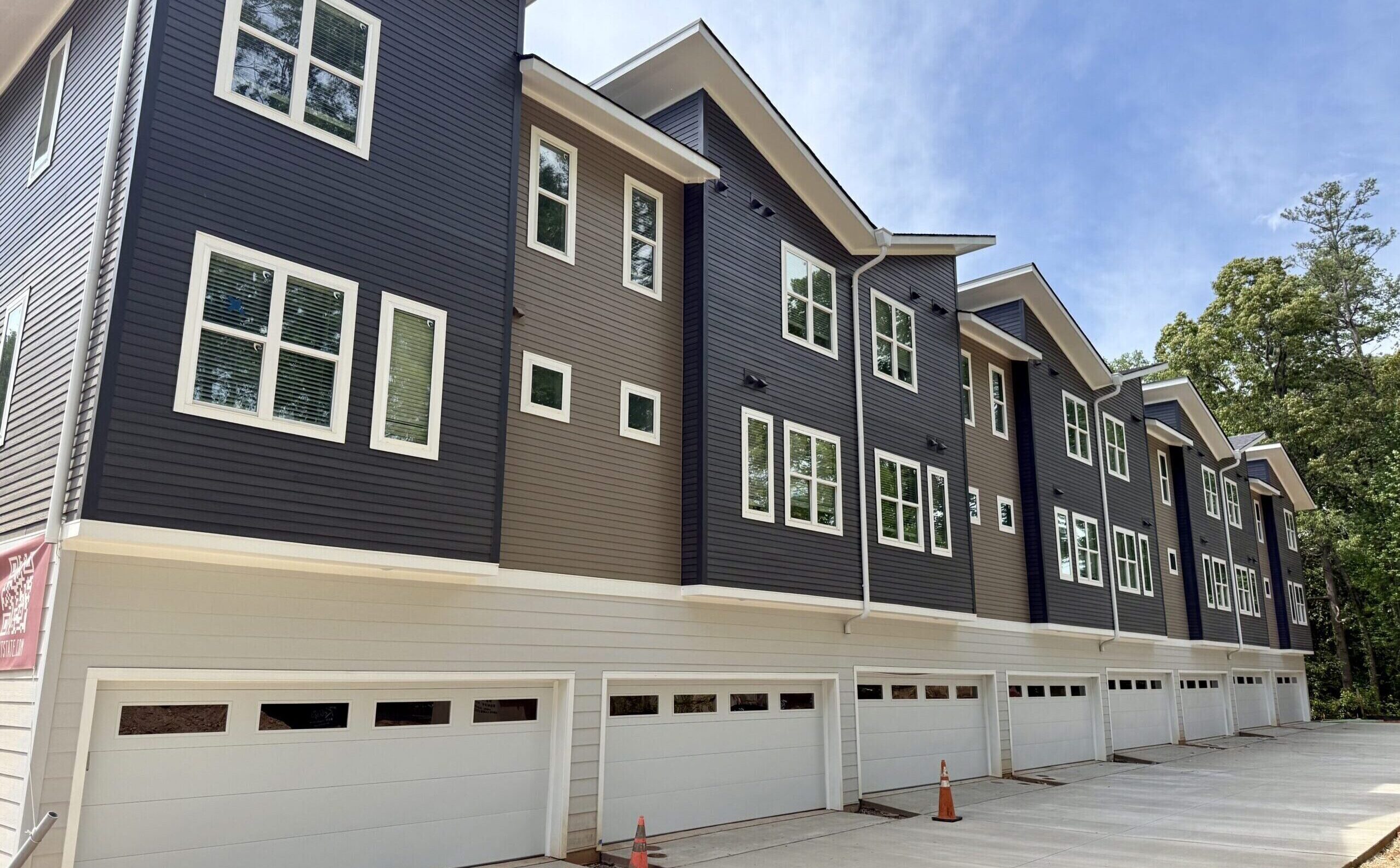 Updated progress on Eight at State townhomes