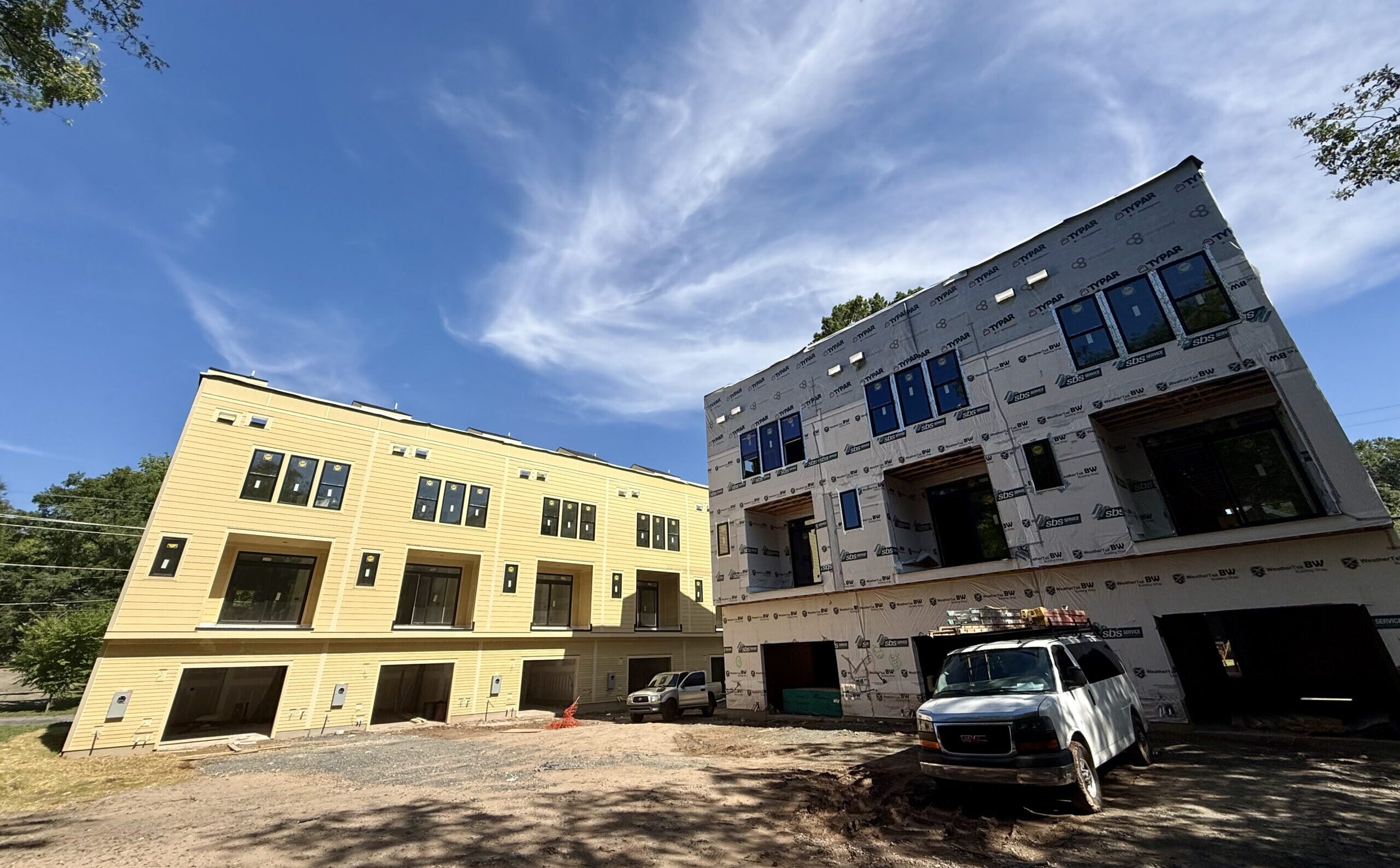 Updated progress on Cityscape townhomes